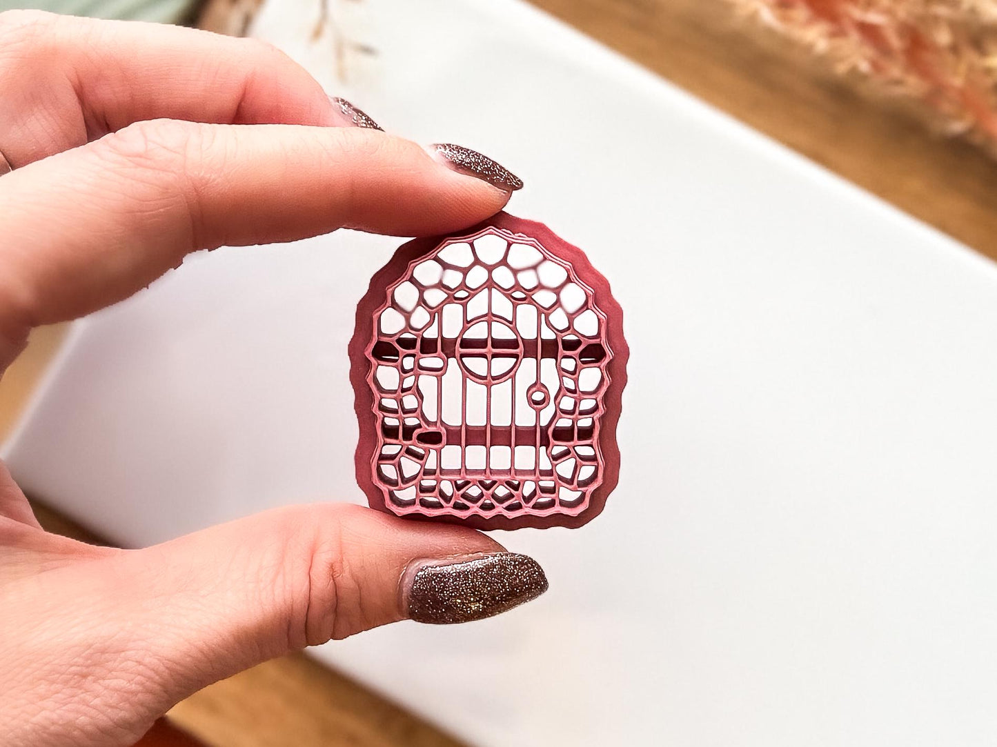 Fairy Door Clay Cutter Cobblestone, Cottagecore cutters for use with polymer clay and silver clay, 5 sizes available, UK made-Celestial Clay Cutters
