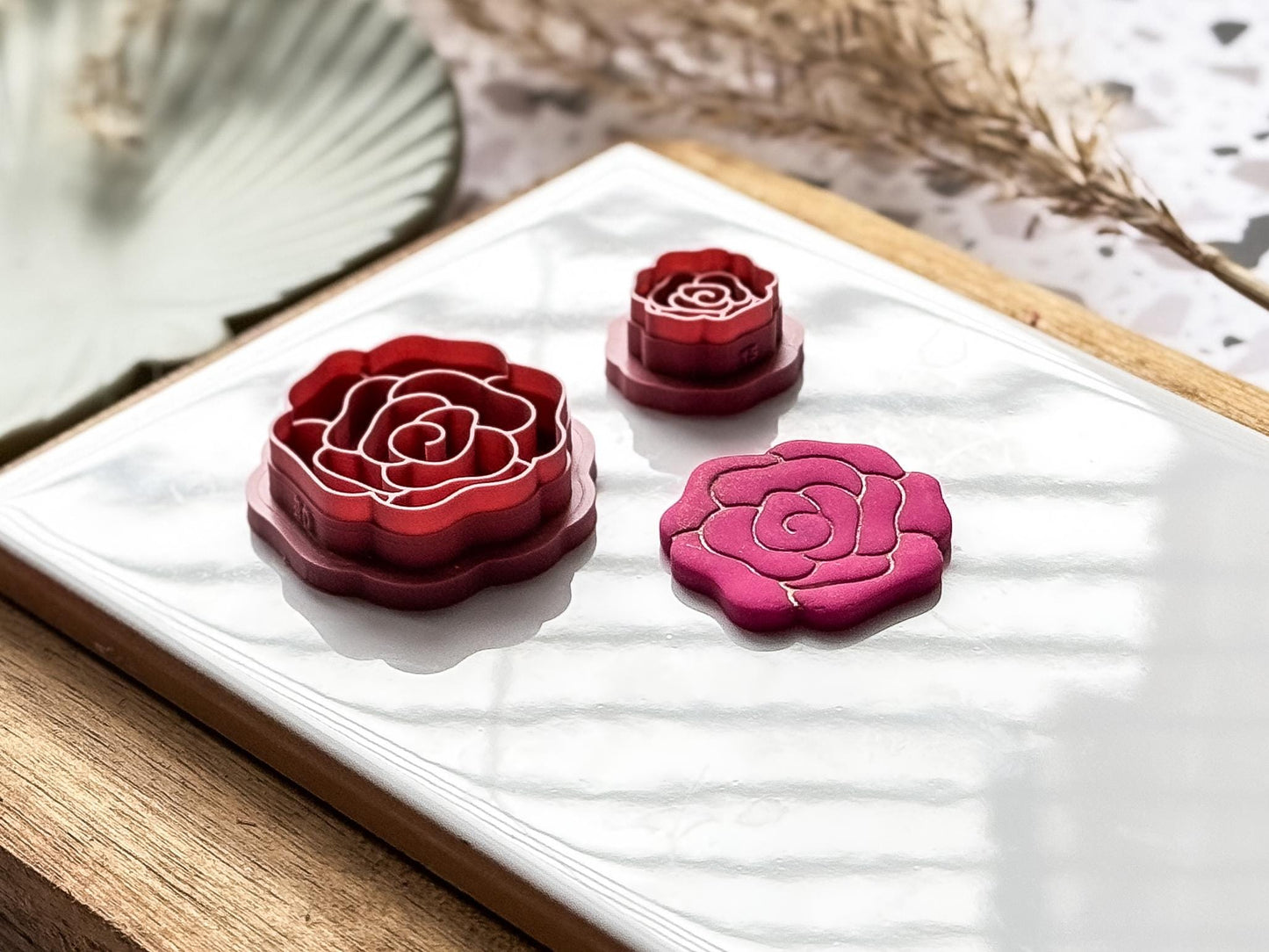 Open Rose Clay Cutter-Floral Clay Cutters