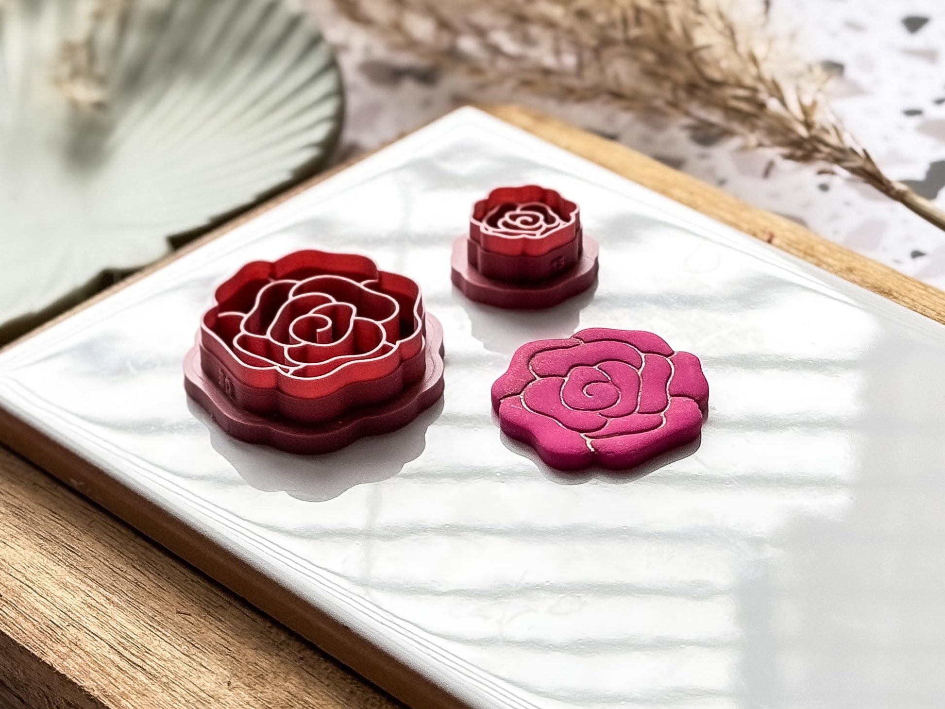 Open Rose Clay Cutter-Floral Clay Cutters