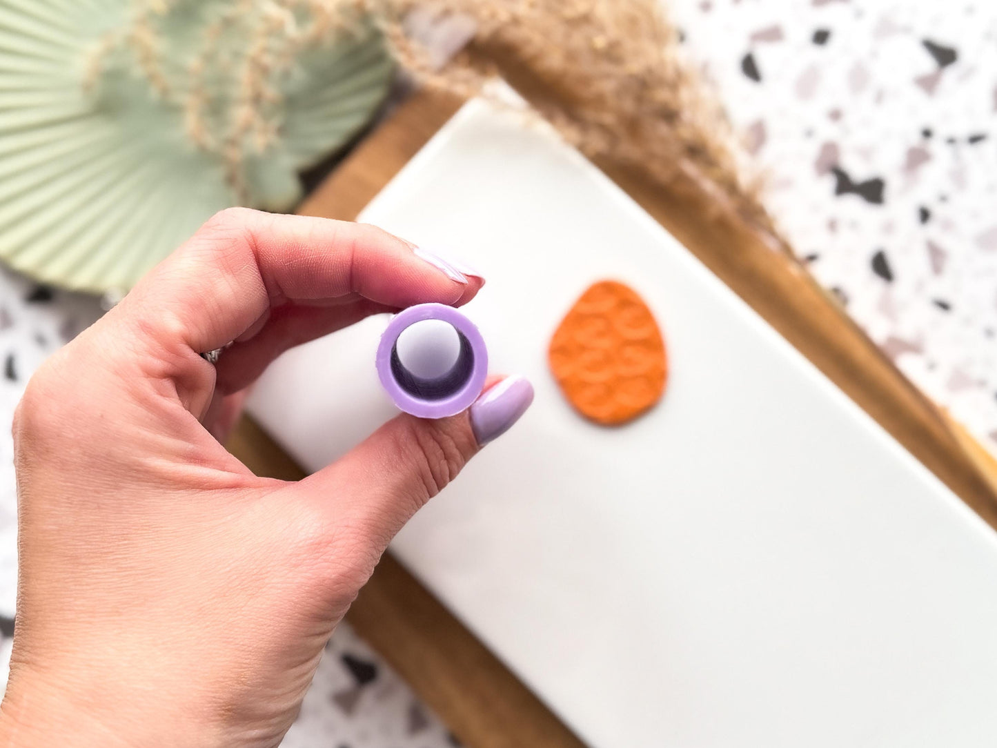 Halloween skull texture roller, small embossing seamless skull roller, clay texture roller, pattern roller for clay dough and fondant-Texture Rollers
