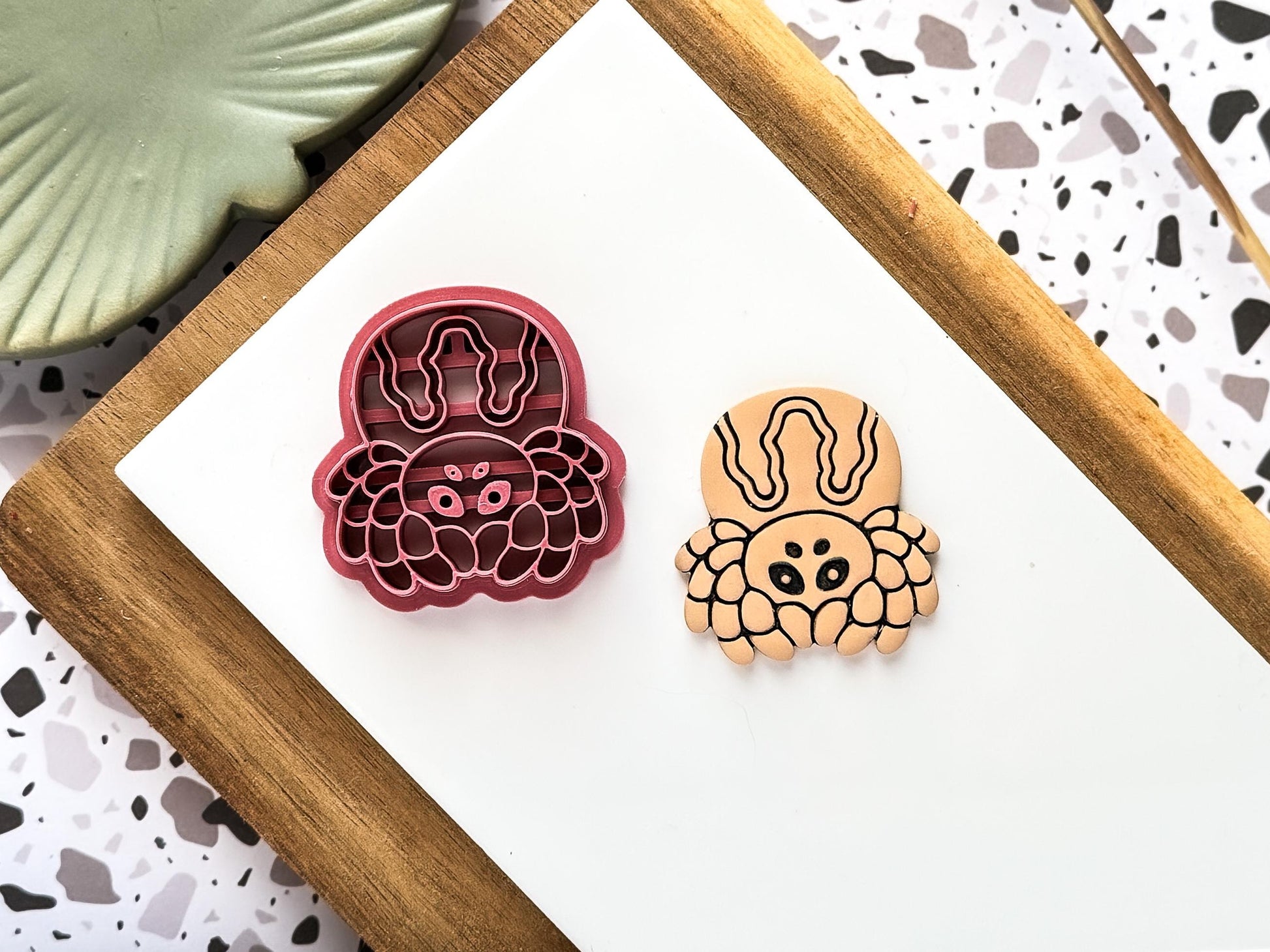Terrantula Spider Clay Cutter, Insect Themed Cutter for Polymer and Silver Clay, Available in 5 sizes 2.5 - 4.5 cm, UK Made-Animal & Nature Cutters