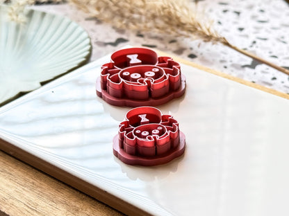 Spider Clay Cutter, Insect Themed Cutter for Polymer and Silver Clay, Available in 5 sizes 2.5 - 4.5 cm, UK Made-Animal & Nature Cutters