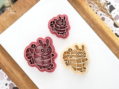 Zombie Bee Clay Cutter: Gothic Halloween Polymer Clay Tool, UK Made-Halloween / Goth Cutters