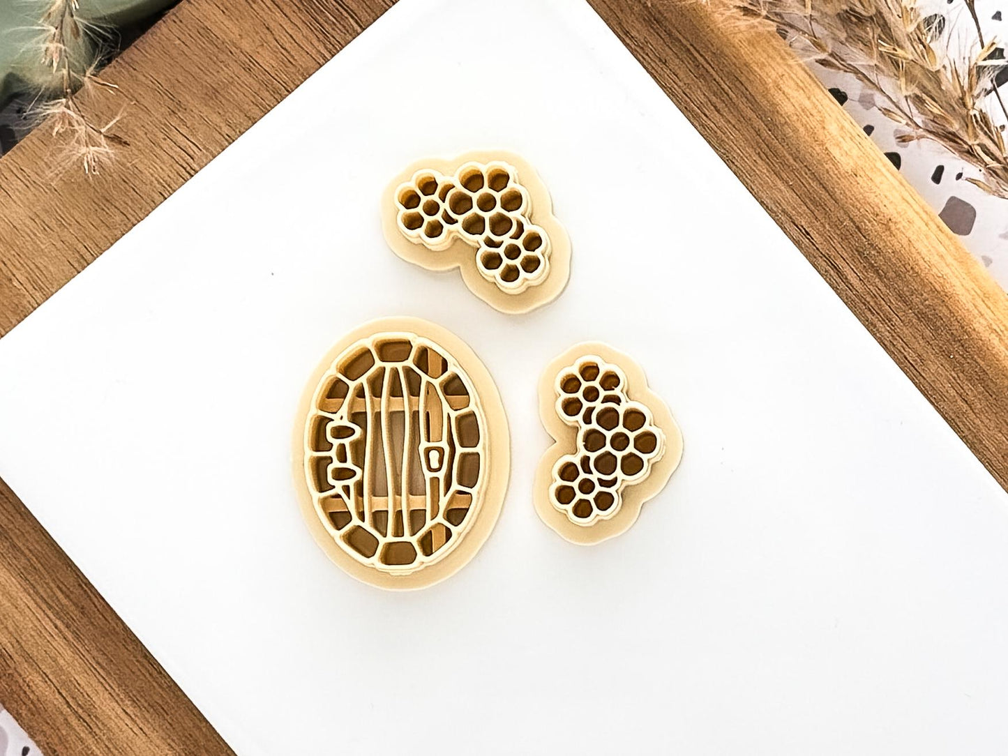 Fairy Door Cutter Set with Flowers: Cottagecore Polymer Clay Tool, UK Made-Cottagecore Cutters