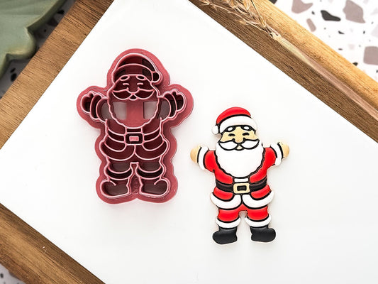 Christmas Santa Clay Cutter: Jolly Father Christmas Design For Clay And Fondant-Christmas / Winter