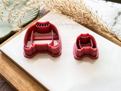 Short Jumper Clay Cutter: Plain Sweater With Collar and Cuff details, 2.5 - 4.5cm-Autumn Clay Cutters