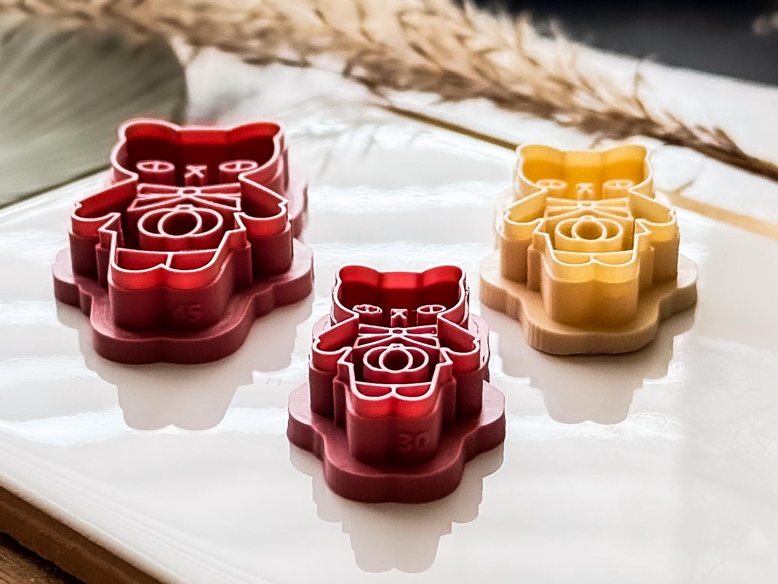Autumn Cat Clay Cutter For Polymer and Metal Clay Crafts, 3 - 5 cm-Autumn Clay Cutters