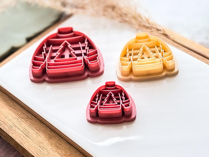 Christmas Tree Jumper Clay Cutter: Festive Sweater Design, 2.5 - 4.5cm-Christmas Clay Cutters