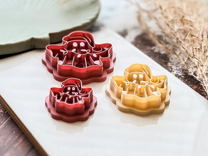 Clay Cutter - Ghost With Christmas Lights Design, Spooky Festive Tool For Polymer Clay-Christmas Clay Cutters