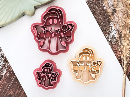 Clay Cutter - Ghost With Christmas Lights Design, Spooky Festive Tool For Polymer Clay-Christmas Clay Cutters