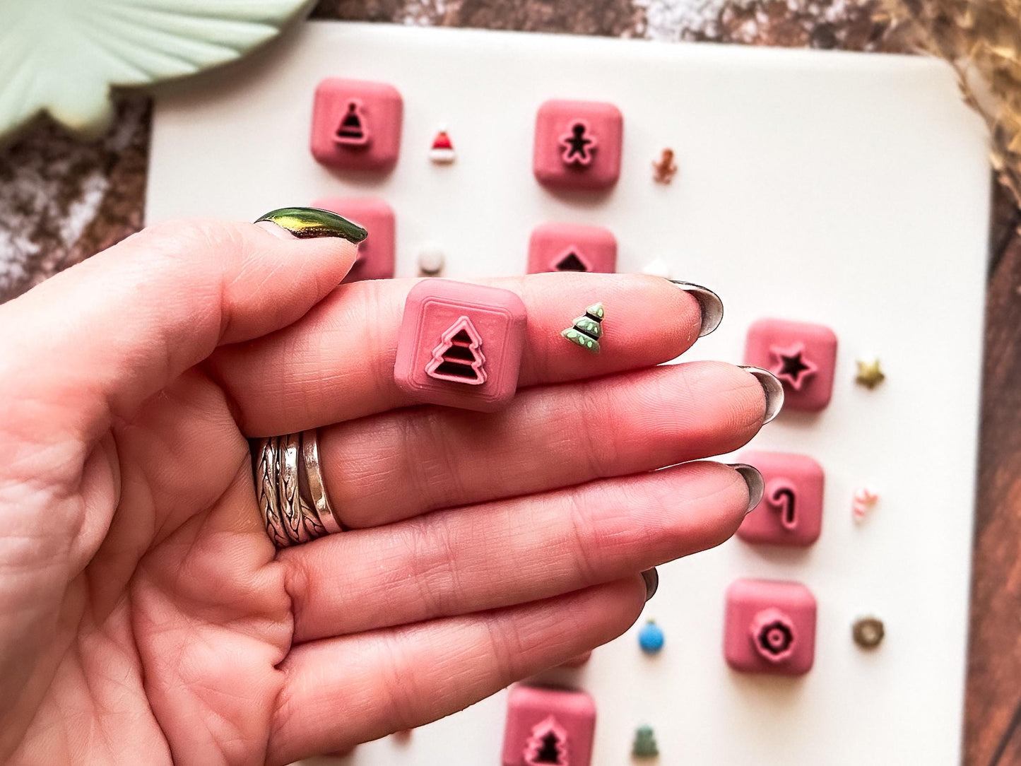 Christmas Shelf Cutter Bundle - 3 Shelf Cutters + 15 Mini Christmas Ornament Cutter Shapes, 4 Sizes Available, UK Made-Christmas Clay Cutters