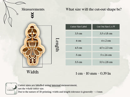 Nutcracker Ballerina Cutter, Christmas Themed Cutting Tool For Polymer And Silver Clay And Fondant-Christmas Clay Cutters