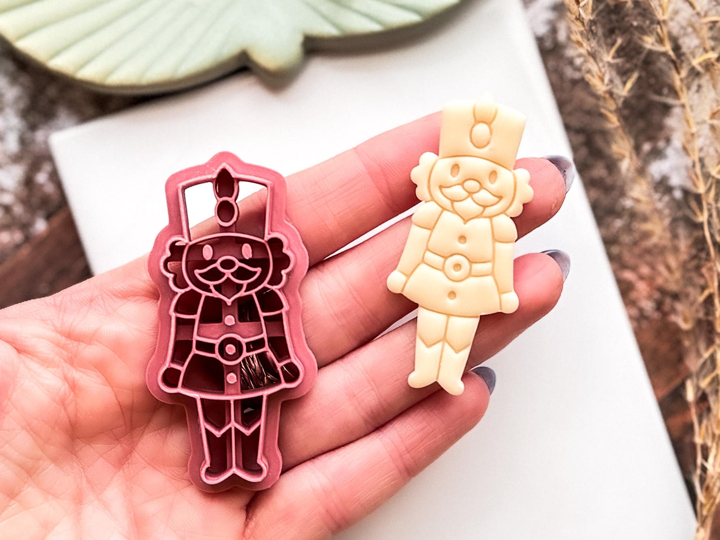 Nutcracker Soldier Cutter, Christmas Ballet Themed Cutting Tool For Polymer And Silver Clay, Fondant-Christmas Clay Cutters