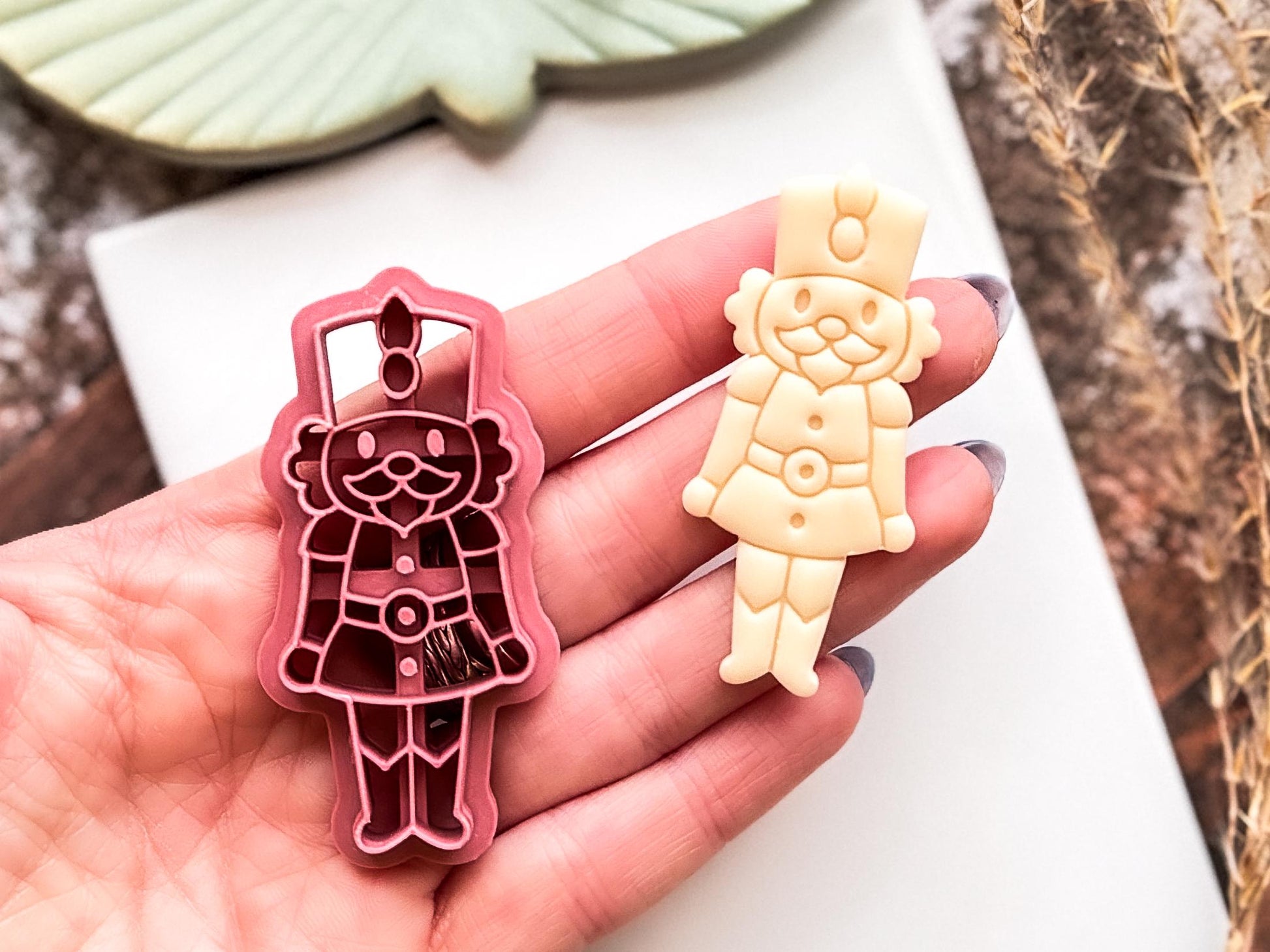 Nutcracker Soldier Cutter, Christmas Ballet Themed Cutting Tool For Polymer And Silver Clay, Fondant-Christmas Clay Cutters