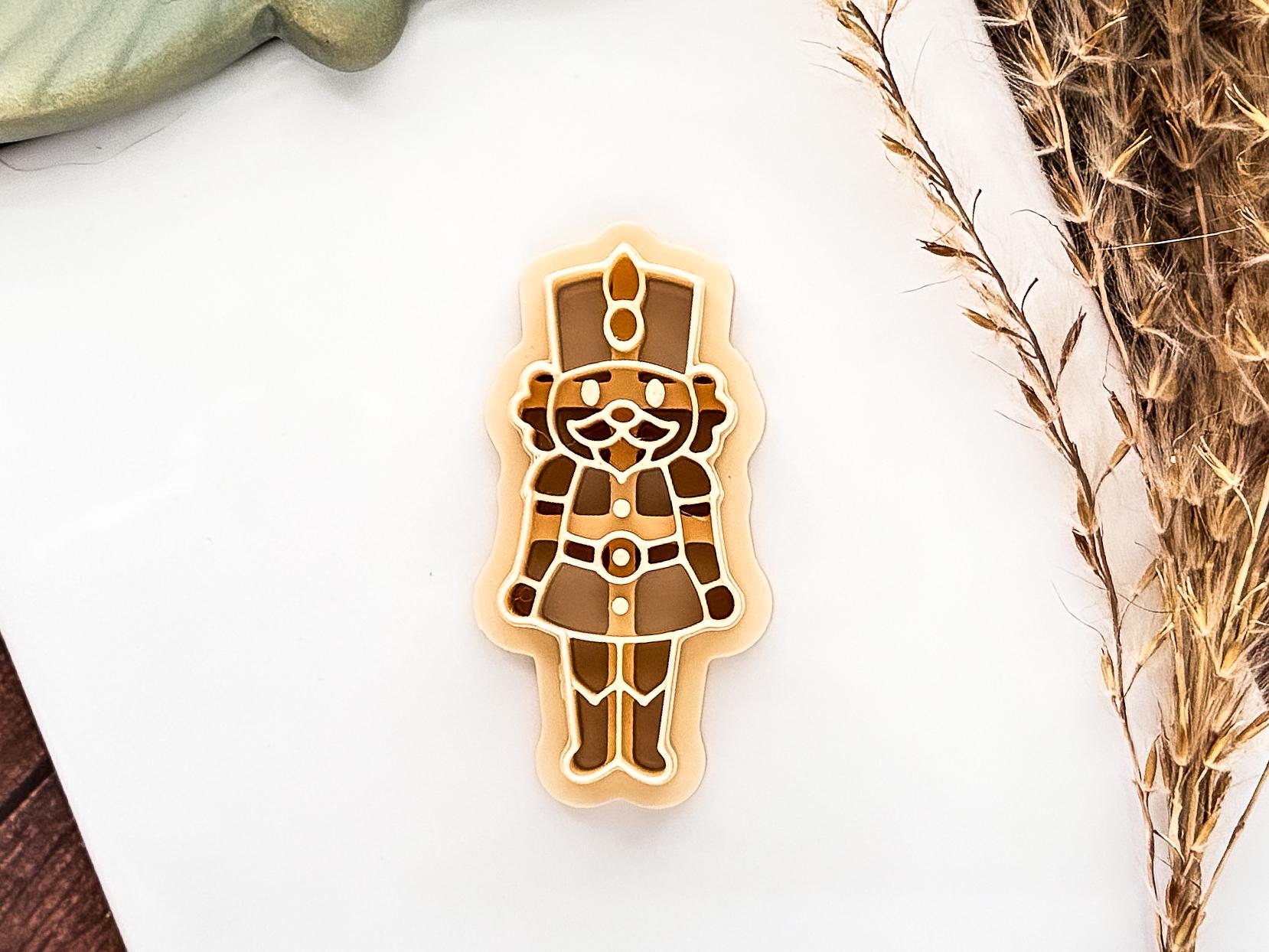 Nutcracker Soldier Cutter, Christmas Ballet Themed Cutting Tool For Polymer And Silver Clay, Fondant-Christmas Clay Cutters