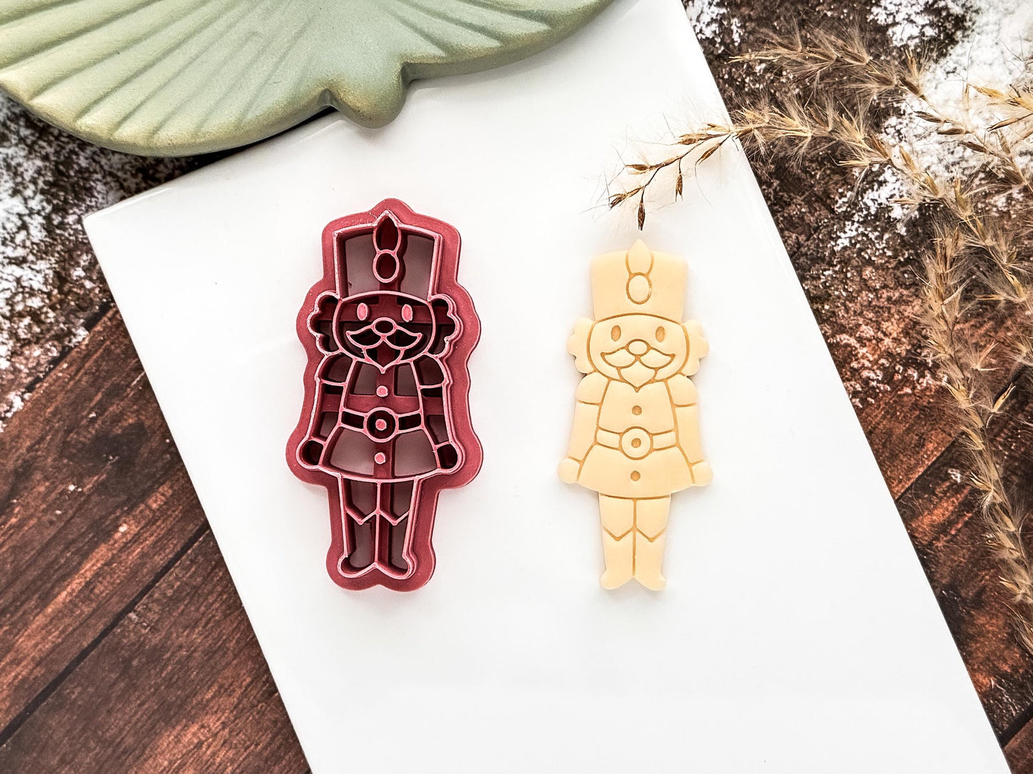 Nutcracker Soldier Cutter, Christmas Ballet Themed Cutting Tool For Polymer And Silver Clay, Fondant-Christmas Clay Cutters