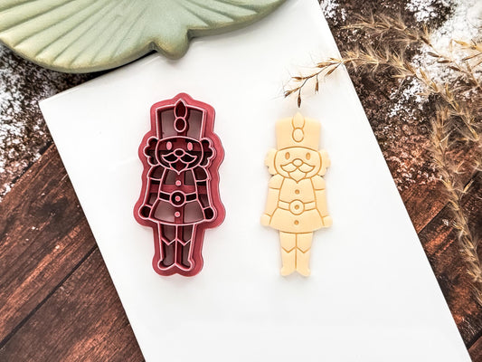 Nutcracker Soldier Cutter, Christmas Ballet Themed Cutting Tool For Polymer And Silver Clay, Fondant-Christmas Clay Cutters