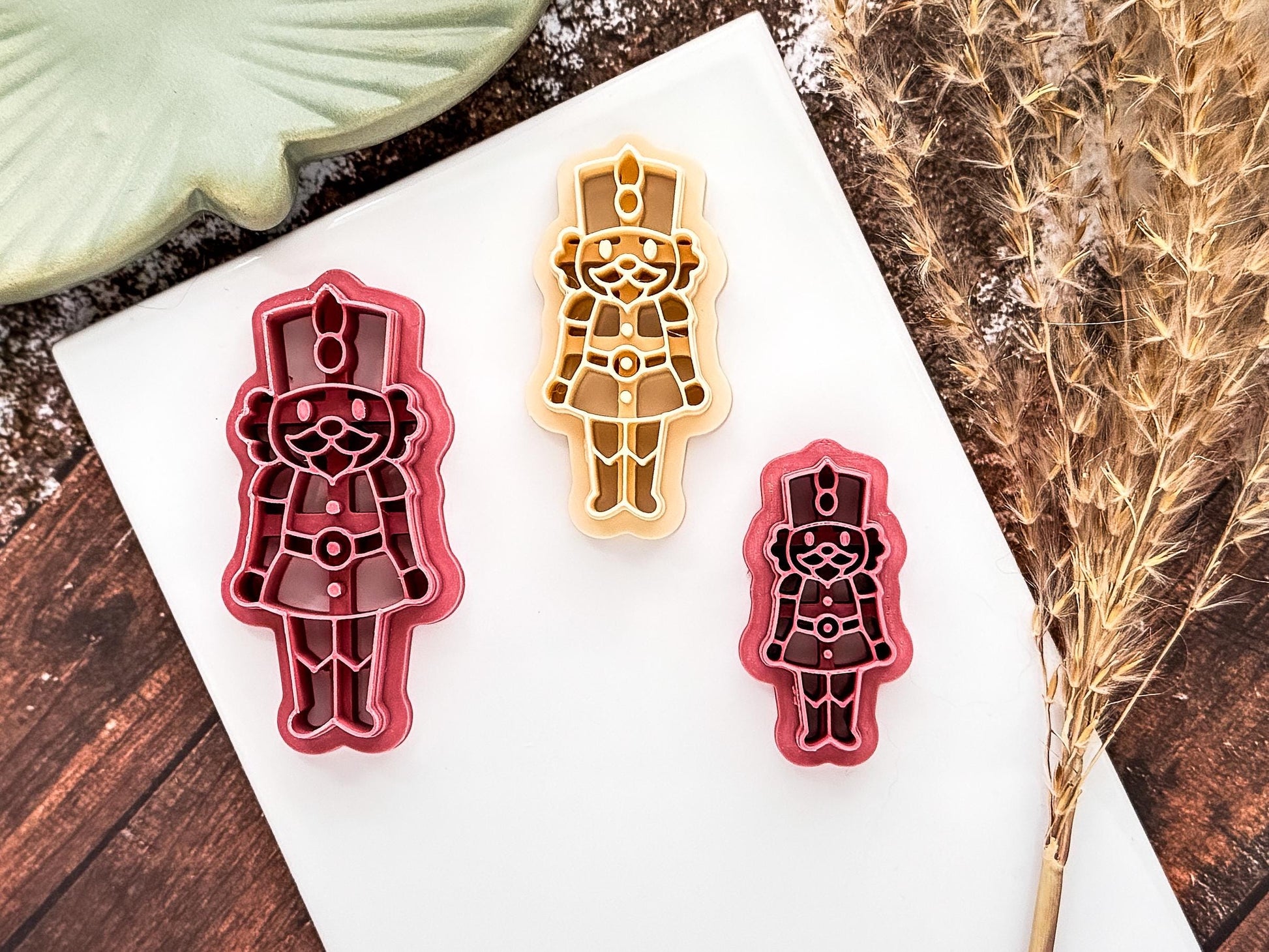 Nutcracker Soldier Cutter, Christmas Ballet Themed Cutting Tool For Polymer And Silver Clay, Fondant-Christmas Clay Cutters