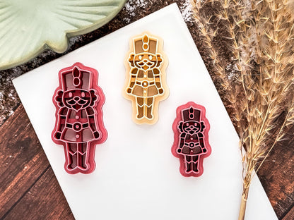 Nutcracker Soldier Cutter, Christmas Ballet Themed Cutting Tool For Polymer And Silver Clay, Fondant-Christmas Clay Cutters
