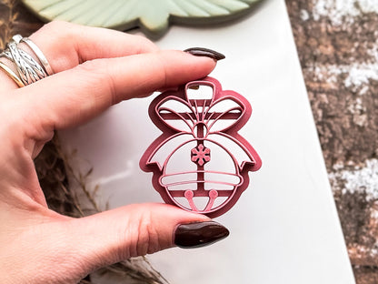 Christmas Bell Shaped Cutter For Polymer Clay And Fondant, 2.5 - 4.5 cm Size Options-Christmas Clay Cutters