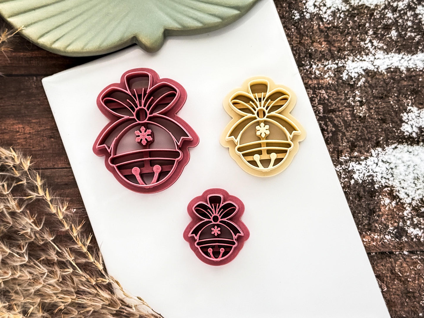 Christmas Bell Shaped Cutter For Polymer Clay And Fondant, 2.5 - 4.5 cm Size Options-Christmas Clay Cutters