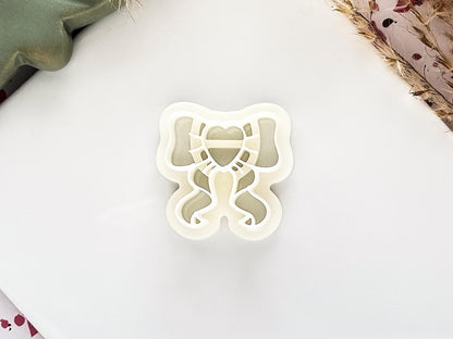 Heart Bow Clay Cutter, Valentines Themed Cutting Tool For Polymer Clay and Fondant, 2 - 4.5 cm-Romantic Clay Cutters