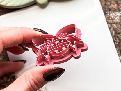 Jingle Bell Shaped Cutter For Polymer Clay And Fondant, 2.5 - 4.5 cm Size Options-Christmas Clay Cutters