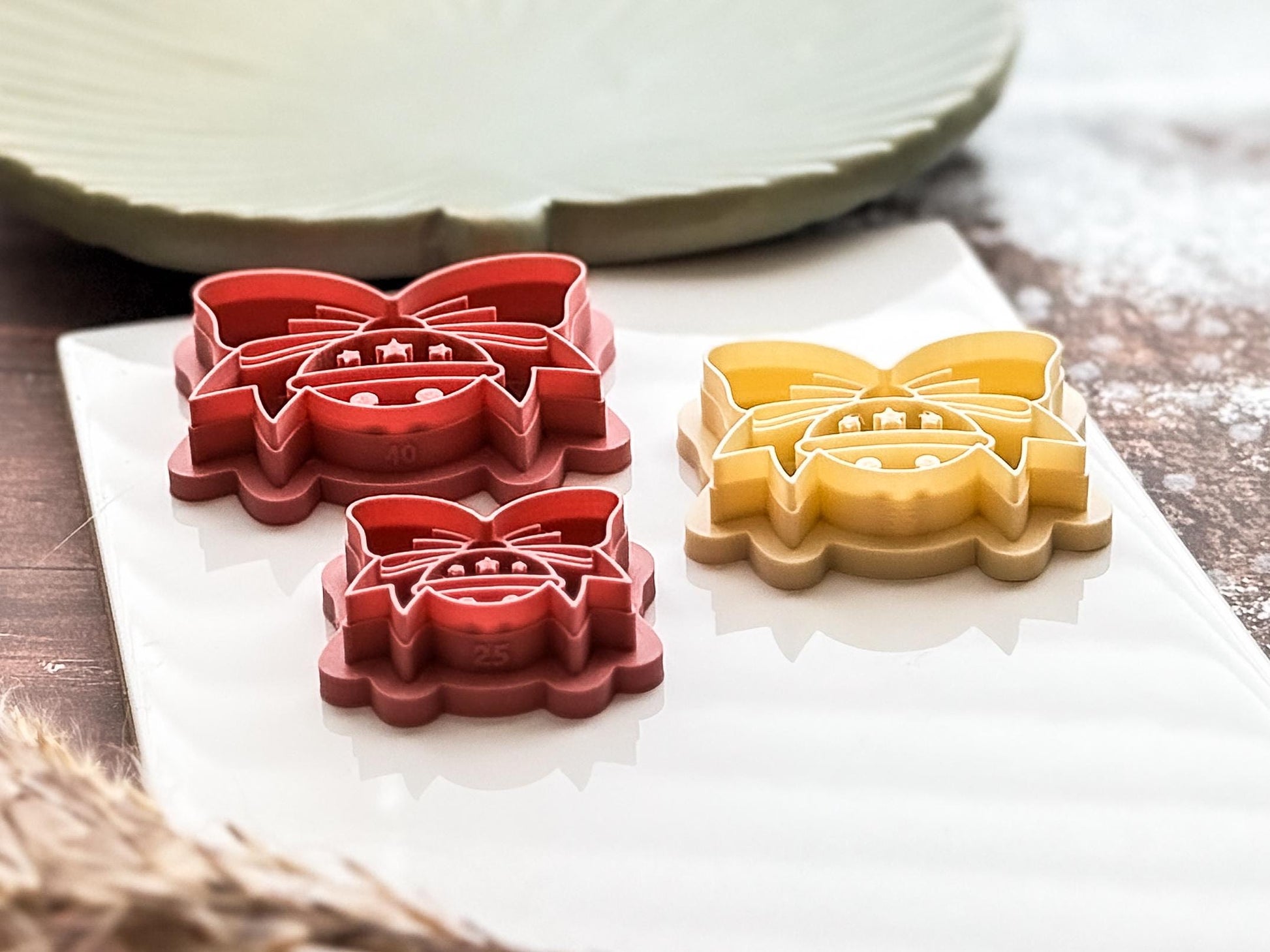 Jingle Bell Shaped Cutter For Polymer Clay And Fondant, 2.5 - 4.5 cm Size Options-Christmas Clay Cutters