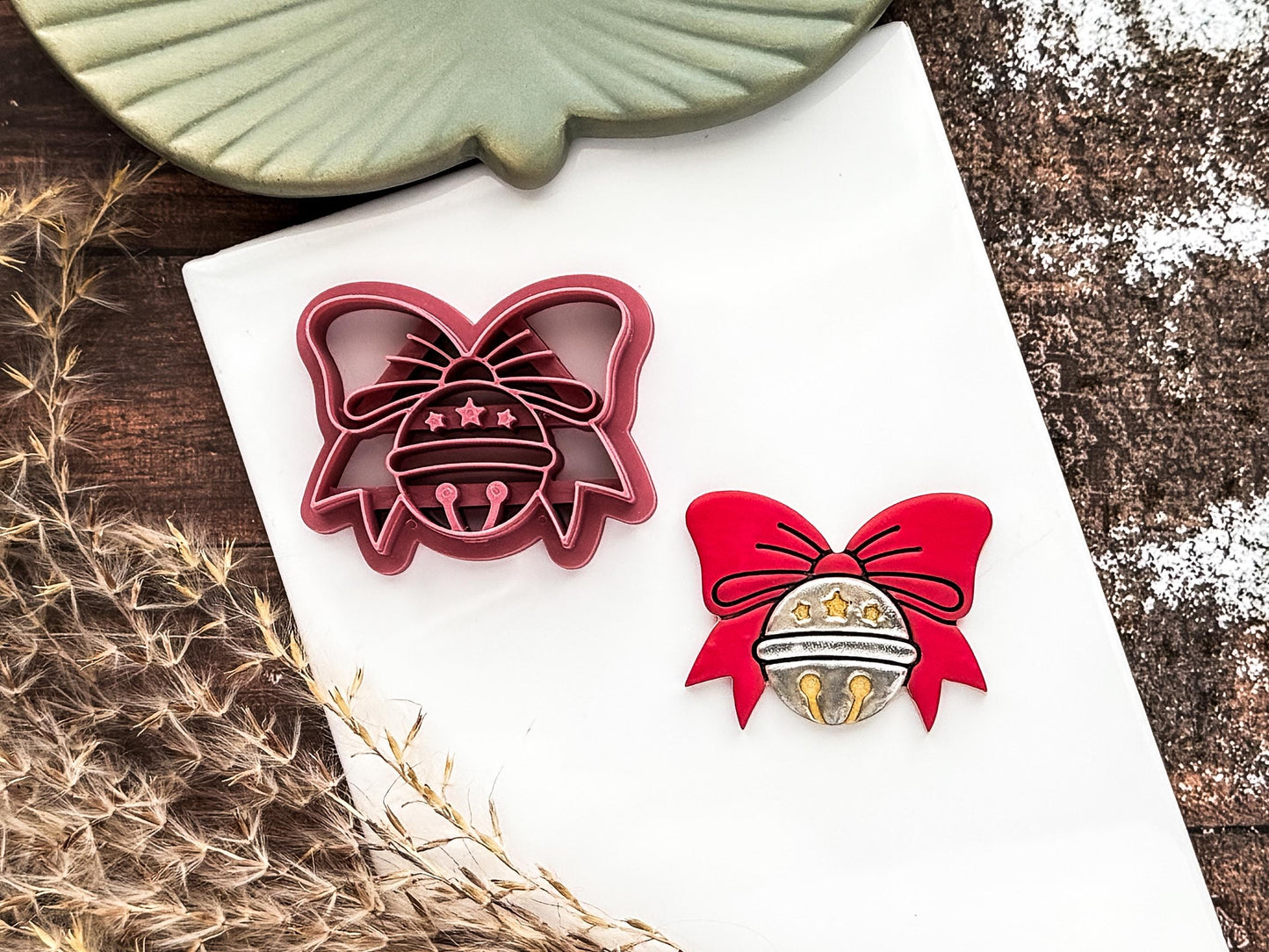 Jingle Bell Shaped Cutter For Polymer Clay And Fondant, 2.5 - 4.5 cm Size Options-Christmas Clay Cutters