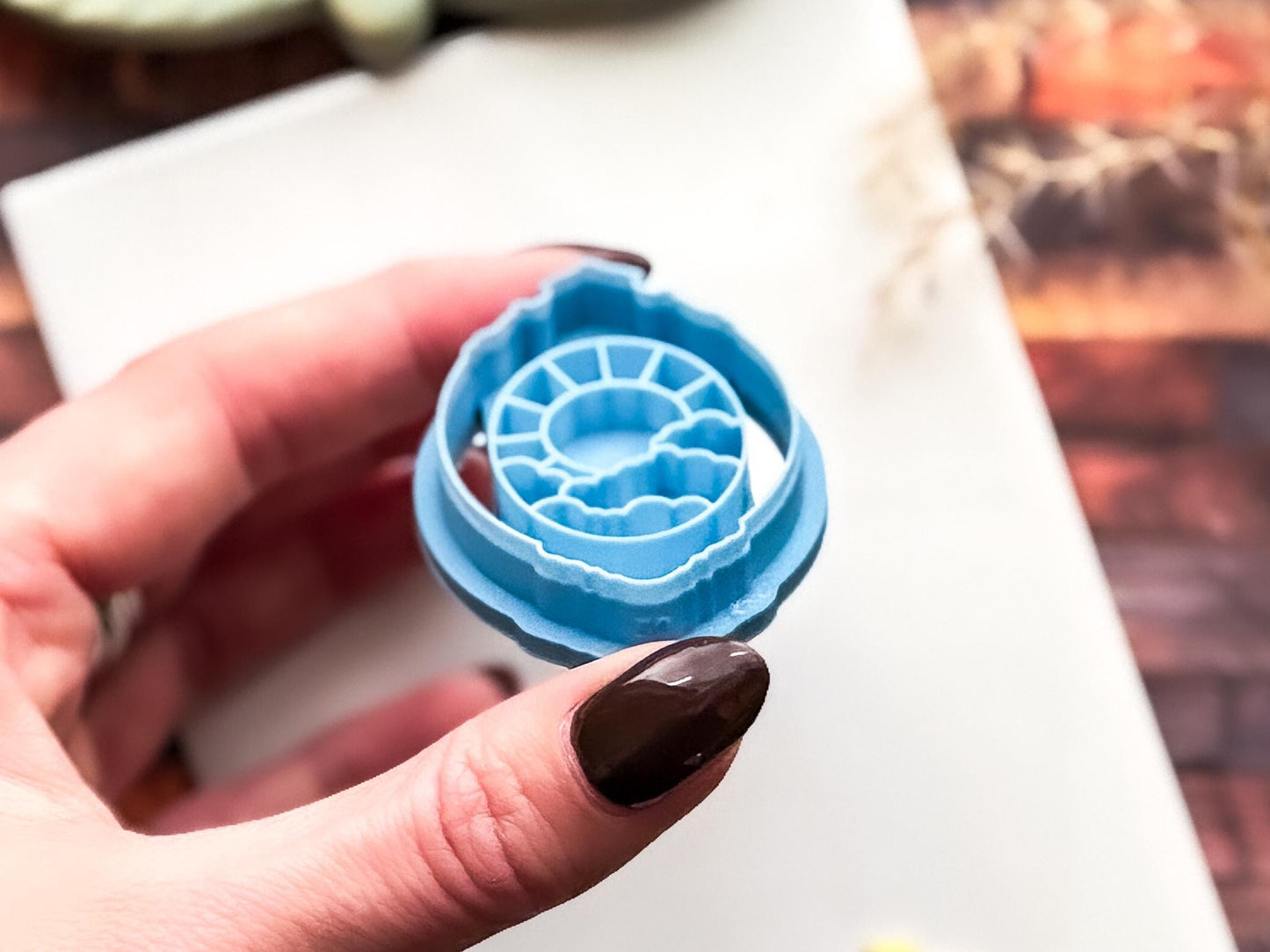 Sun & Moon Mirror Frame Cutters, Mis-matched Celestial Pair For Polymer Clay And Fondant-Celestial Clay Cutters