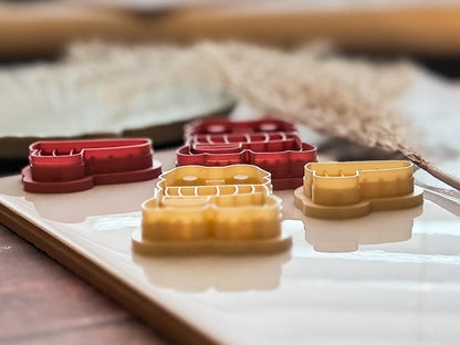 Winter Frog Clay Cutter, Sitting Frog With Separate Scarf For Polymer Clay & Fondant, 3-5 cm-Autumn Clay Cutters