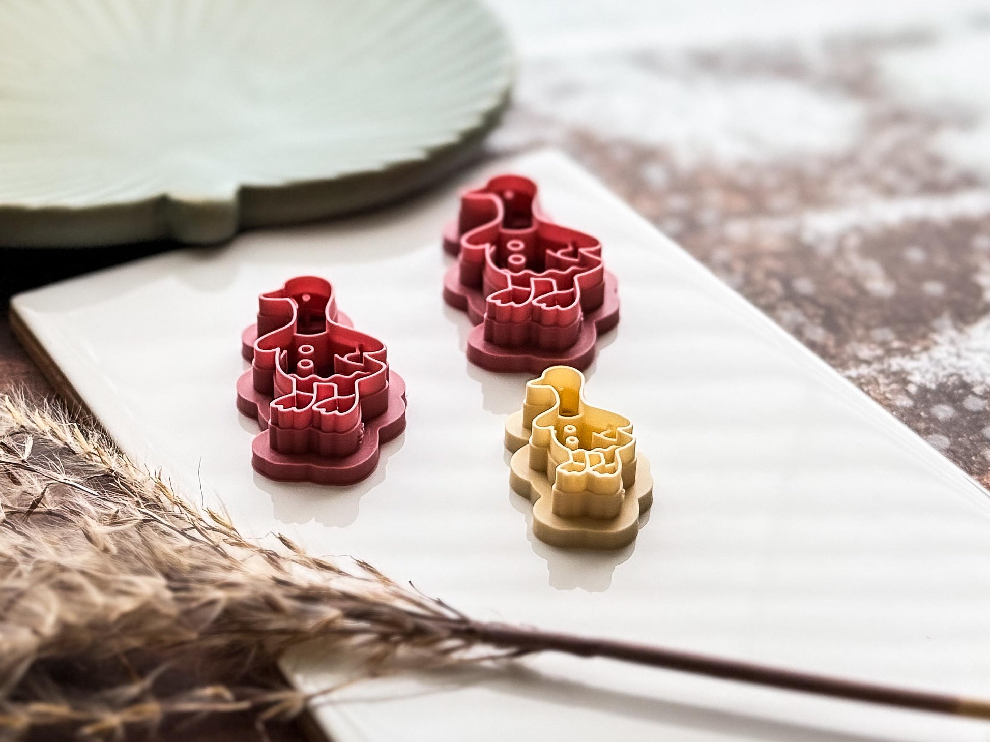 Duck Clay Cutter, Winter Animal Polymer Clay Tool, 2.5 - 4.5 cm-Christmas Clay Cutters