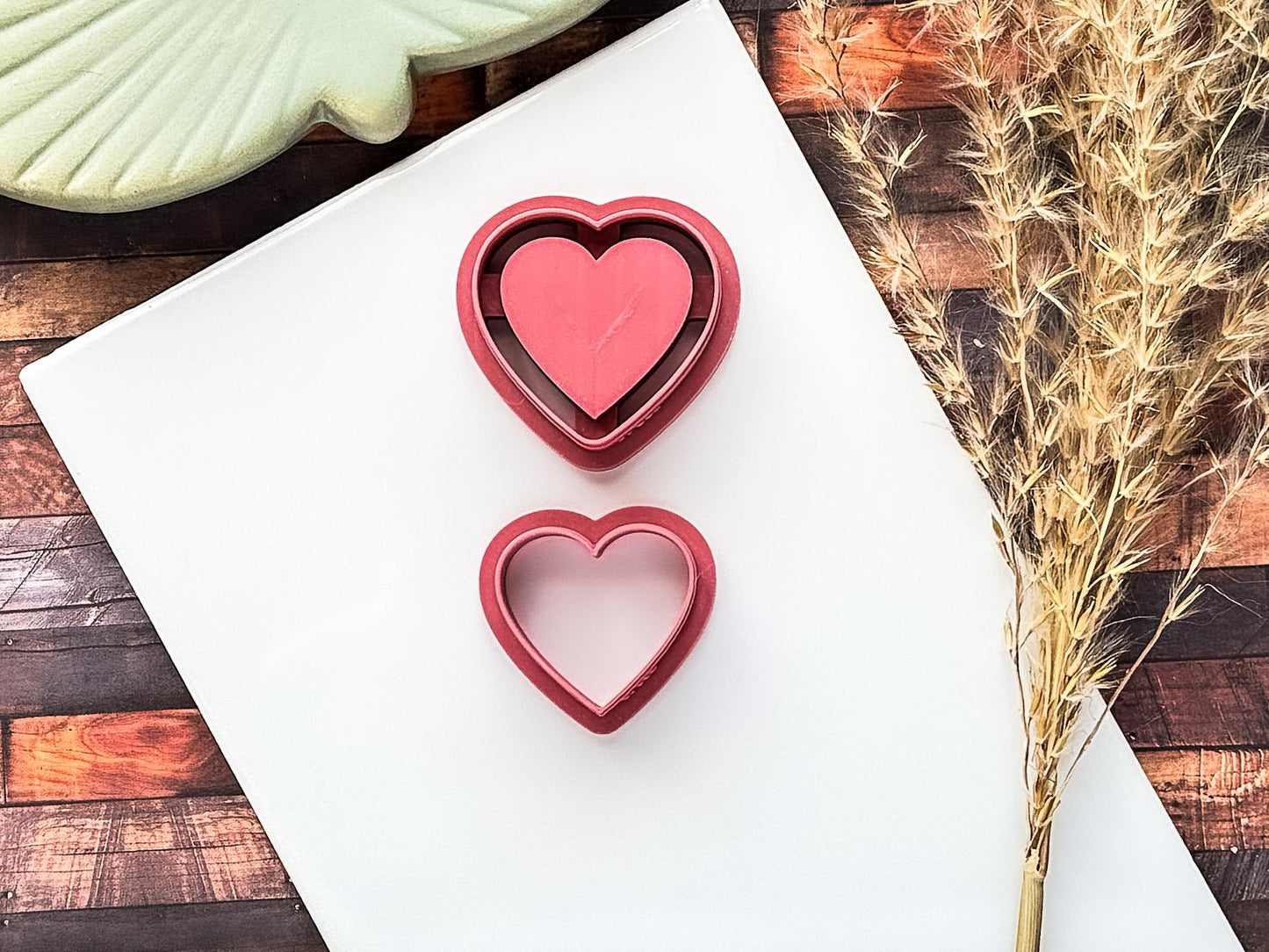 Heart Bezel Clay Cutter Set-Valentines Clay Cutters