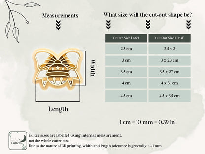 Jingle Bell Shaped Cutter For Polymer Clay And Fondant, 2.5 - 4.5 cm Size Options-Christmas Clay Cutters