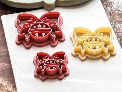 Jingle Bell Shaped Cutter For Polymer Clay And Fondant, 2.5 - 4.5 cm Size Options-Christmas Clay Cutters