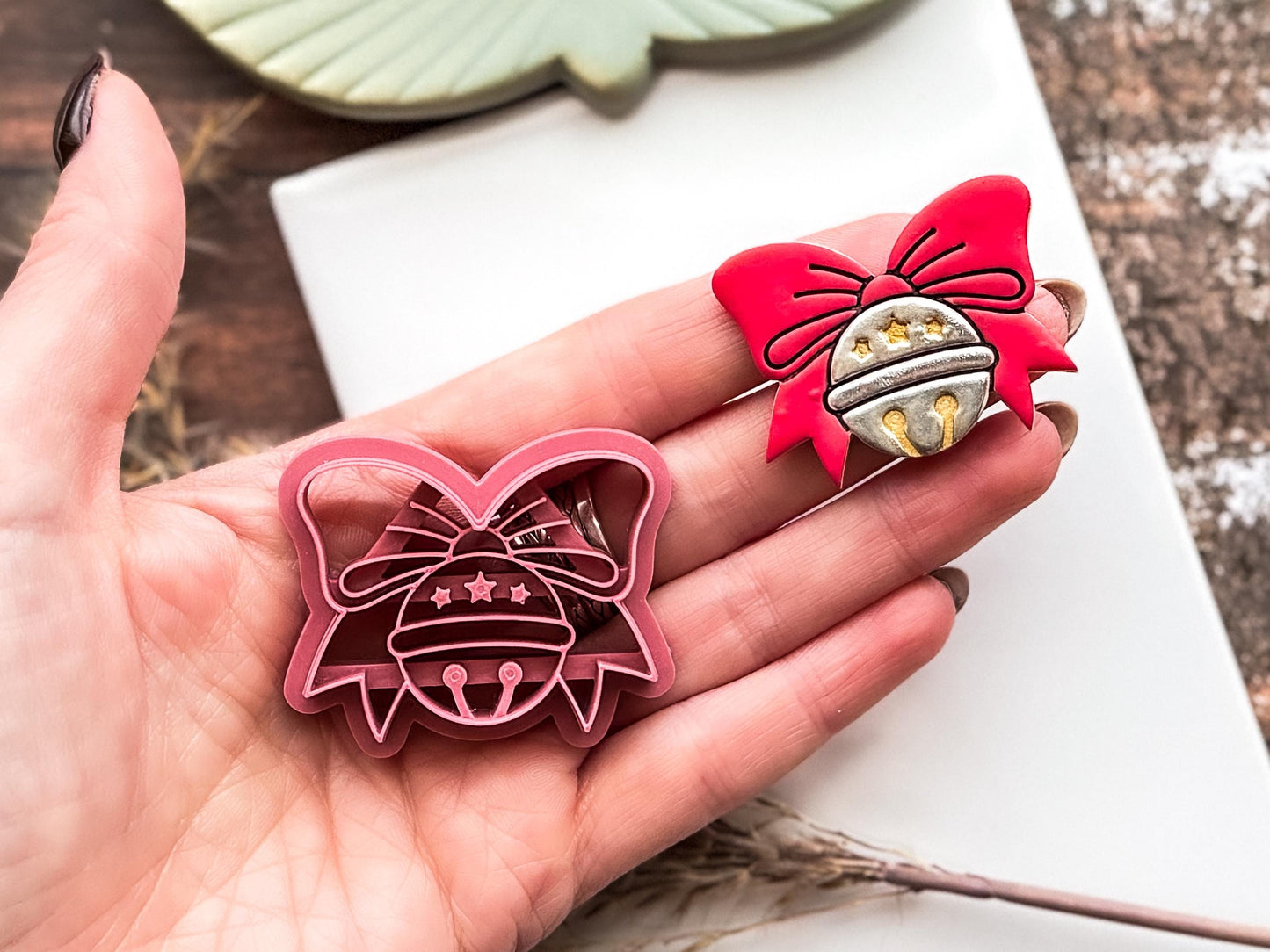 Jingle Bell Shaped Cutter For Polymer Clay And Fondant, 2.5 - 4.5 cm Size Options-Christmas Clay Cutters