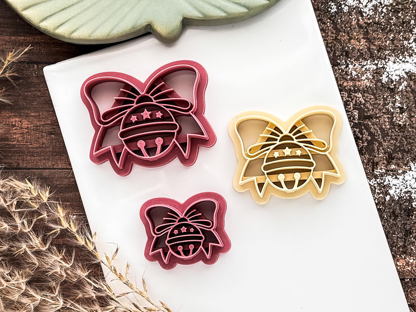 Jingle Bell Shaped Cutter For Polymer Clay And Fondant, 2.5 - 4.5 cm Size Options-Christmas Clay Cutters