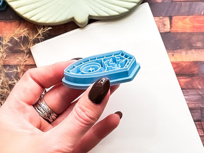 Moon Window Frame Polymer Clay Cutter, Celestial Scene With Moon, Star & Clouds, 5 Sizes-Celestial Clay Cutters