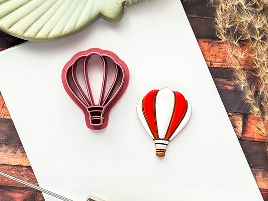 Hot Air Balloon 2 Polymer Clay Cutter, Polymer Clay, Silver Clay And Fondant, 5 Sizes-Summer Clay Cutters
