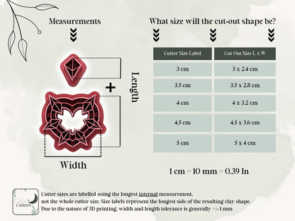 Crystal Heart Clay Cutter Set, For Polymer Clay Earring Making & Fondant Decorations-Valentines Clay Cutters