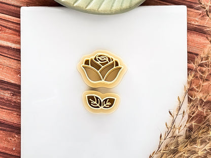 Rose Flower Clay Cutter Set, For Polymer Clay Earring Making & Fondant Decorations-Floral Clay Cutters
