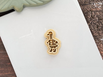 Duck Clay Cutter, Winter Animal Polymer Clay Tool, 2.5 - 4.5 cm-Christmas Clay Cutters