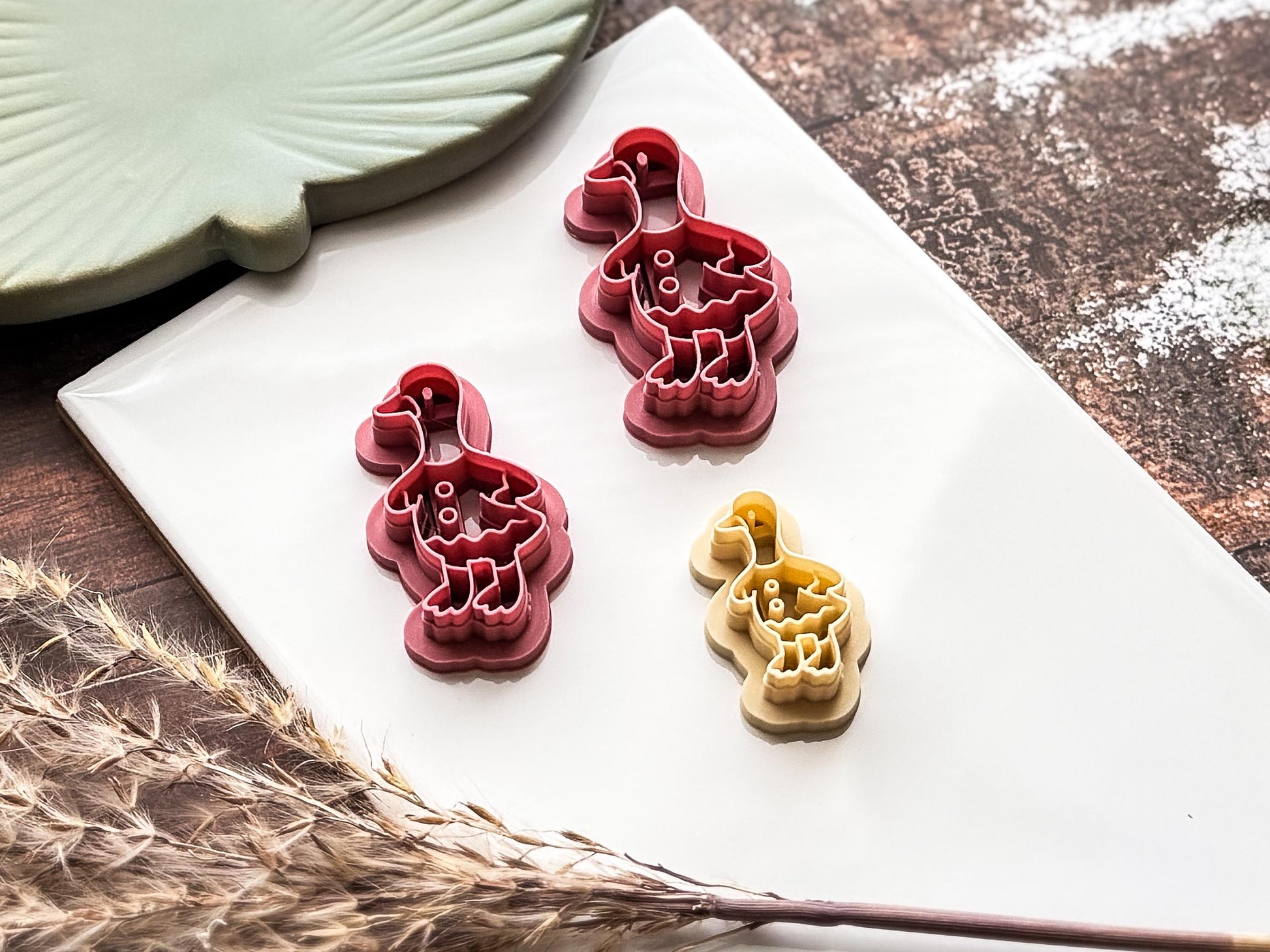 Duck Clay Cutter, Winter Animal Polymer Clay Tool, 2.5 - 4.5 cm-Christmas Clay Cutters
