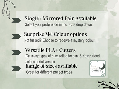 Duck Clay Cutter, Winter Animal Polymer Clay Tool, 2.5 - 4.5 cm-Christmas Clay Cutters