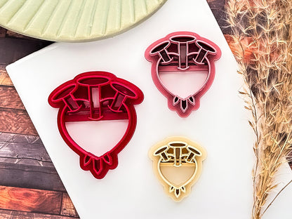 Heart and Nail Clay Cutter, For Alternative Valentines Polymer Clay And Fondant Projects, 5 Sizes-Valentines Clay Cutters