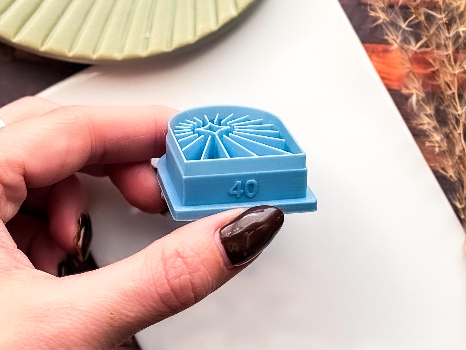 Celestial Arch Cutter With Star, Polymer Clay & Fondant Craft Cutting Tool, 4 Sizes-Celestial Clay Cutters