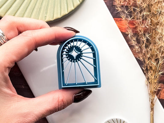 Celestial Arch Cutter With Star, Polymer Clay & Fondant Craft Cutting Tool, 4 Sizes-Celestial Clay Cutters