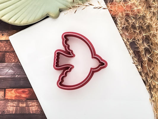 Dove Bird Outline Cutter, Polymer Clay Fondant, Dough Cutter, Many Sizes-Boho Clay Cutters