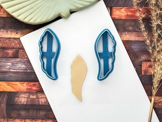 Wing Clay Cutter Pair Outline-Celestial Clay Cutters