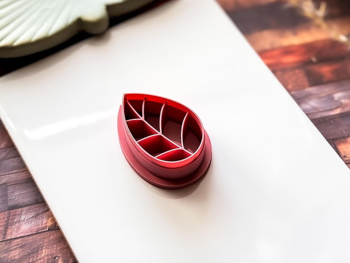 Simple Leaf Shape Cutter For Polymer Clay And Fondant, 5 Sizes-Floral Clay Cutters